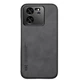 Кожаный чехол - накладка X&E для Xiaomi 13T / 13T Pro с металлической вставкой black - изображение 5