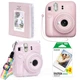 Набір камера Fujifilm Instax Mini 12, Фотопапір 20шт, Прозорий чохол, Фотоальбом 64 фото Рожевий (Подарункове пакування) - зображення 1