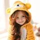 Пижама кигуруми Kigurumi для девочки Мишка Тэдди Рилакума Бежевый на рост 155-165 см (203141) - изображение 3