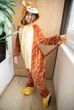Пижама кигуруми Kigurumi для девочки Лев Коричневый на рост 155-165 см (202541) - изображение 2