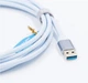 Кабель USB Supra USB3.2 A-C Blue 1m - изображение 4