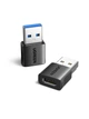 Адаптер Type C Female на Type A Male Ugreen US701 USB 3.0, конвертер для швидкої зарядки та синхронізації, сумісний з iPhone 14 Pro Max, Galaxy S24, Pixel 9, MacBook Air, iPad Black (45275) - зображення 2