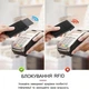 Алюминиевый картхолдер кошелек для карт и денег с защитой RFID Черный (722224687550) - изображение 4