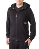Толстовка спортивна чоловіча ARMANI EA7 (3DPM88-PJEQZ-0200/24) Чорний XXXL - зображення 1