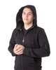 Толстовка спортивна чоловіча ARMANI EA7 (3DPM88-PJEQZ-0200/24) Чорний XXXL - зображення 3
