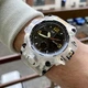 Наручний чоловічий годинник Skmei 1155BWT з підсвічуванням 5 АТМ White-Black (7_01092) - зображення 3