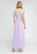 Длинное вечернее платье с кружевом на и разрезом на ноге Подіум 28005-VIOLET_WHITE S Фиолетовый - изображение 2