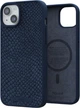 Чехол-накладка Njord Salmon Leather MagSafe Case Blue для iPhone 15 Plus (NA52SL01) - изображение 1