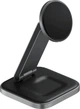 Беспроводное зарядное Satechi 2-in-1 Foldable Qi2 Wireless Charging Stand Space Gray - изображение 9