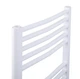 Електрична рушникосушка BASIC G, 922x500x80-92 мм, біла, тен (300 Вт)67x55x55 мм білий, з кабелем, ліворуч + кріплення - зображення 3