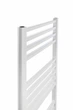 Електрична рушникосушка MAX, 922х500х85-95 mm, колір білий, тен (300 Вт) 67x55x55mm білий, прихований монтаж, зліва + кріплення - зображення 2