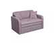 Диван для гостиной Tobi Sho Юниор-1.4 раскладной мягкий велюр Magic Dusty Violet, 1580х800х800 мм - изображение 2