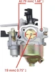 Карбюратор 168F 170F GX160 GX200 мотоблока культиватора мотопомпы 6,5кс 7кс Арт6664 - изображение 2