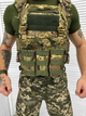 Подсумок MOLLE открытый для трёх магазинов Cordura с креплением Multicam - изображение 2