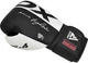 Боксерские перчатки RDX F4 Boxing Sparring Gloves Hook&Loop 12 унций (капа в комплекте) WHITE/BLACK (BGR-F4B-12OZ) - изображение 3