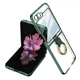 Чохол накладка GKK Glass Ring для Samsung Galaxy Flip6 / Flip7 FE green - зображення 1