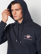 Худи мужское GANT Reg Medium Archive Shield Hoodie 2047084-433 L Синее (7325707309755) - изображение 4