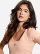 Боді-футболка жіноча Guess 620791164 L Рожева (1159813918) - зображення 5