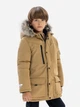 Детская зимняя парка длинная для мальчика Minoti 19coat72 41119JNR 92-98 см Бежевая (5063025304749) - изображение 1