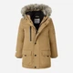 Детская зимняя парка длинная для мальчика Minoti 19coat72 41119JNR 92-98 см Бежевая (5063025304749) - изображение 4