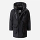 Детская зимняя парка длинная для мальчика Minoti 19coat82 41122JNR 98-104 см Черная (5063025342062) - изображение 4