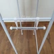 Полка над унитазом трехуровневая металлическая Toilet Rack, напольная стойка-органайзер для ванной комнаты, универсальный компактный стеллаж на 3 полки для хранения бытовой химии, полотенец и аксессуаров Белый, TM-010 - изображение 9