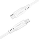 Кабель ACEFAST C3-01 Type-C to iP 3A, 30W, TPE, TPE connectors, 30 Вт White - зображення 2