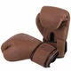 Перчатки боксерские кожаные Zelart VL-3074 (размер 14oz, цвет коричневый) - изображение 3