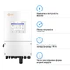 Гібридний інвертор Solis S6-EH1P8K-L-PLUS 8KW 48V 2 MPPT Wi-Fi 220V Однофазний - изображение 2
