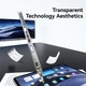 Стілус Usams US-ZB264 Transparent Magnetic Charding Tilt-sensitive Active Touch for iPad Transparent black (ITS-00000070777_1) - изображение 2