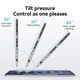 Стілус Usams US-ZB264 Transparent Magnetic Charding Tilt-sensitive Active Touch for iPad Transparent black (ITS-00000070777_1) - изображение 4