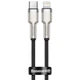 Дата кабель Baseus Cafule Series Metal Type-C to Lightning PD 20W (0.25m) (CATLJK-0) Black - 00000071643_1 - зображення 1
