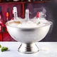 Чаша для пунша и охлаждения напитков Bar House 15 л Серебристая | Ведро для шампанского, вина, пива и коктейлей из нержавеющей стали - изображение 4