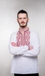 Вишиванка чоловіча vishivano4ka 317-2 48 біла - изображение 1