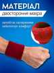 Напульсник для спорта на руку запястье спортивный для тенниса баскетбола волейбола бега фитнеса тренировок махровая теннисная повязка от пота из махры 1 шт Hechpro АН2663 красный - изображение 2