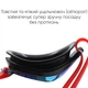 Очки для плавания Renvo Aries Pro Anti-fog Универсальные Красные/Черные OSFM (2SG100-04) - изображение 2