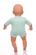 Боди с коротким рукавом интерлок Babykroha на кнопке мятный 74 см (50010) - изображение 4