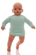Боди с длинным рукавом интерлок Babykroha мятный 62 см (50006) - изображение 1