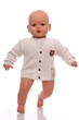 Кофта для мальчика вязка new style молочный 62 см (36221) - изображение 1