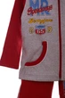 Костюм для девочки на флисе трикотажный Sport красный 122 см (41700) - изображение 2