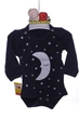 Боди с длинным рукавом интерлок Night Murat Baby синее 68 см (41482) - изображение 1