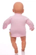 Распашонка с длинным рукавом для девочки mini papi розовая 62 см (28285) - изображение 5