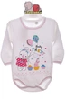Боди с длинным рукавом для девочки Party baby хлопок розовый 68 см (42041) - изображение 1