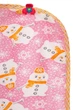Клейонка-пелюшка для дівчинки рожева Сніговик 50*70 см Murat Baby (35588) - зображення 2