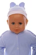 Человечек с шапкой для мальчика интерлок Babykroha ля-ля голубой 50 см (45113) - изображение 2
