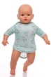 Боди с коротким рукавом кулир Babykroha мятный с Мишкой 62 см (50014) - изображение 3