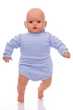 Боди с длиным рукавом с горлышком для мальчика интерлок Babykroha голубой 74 см (50702) - изображение 1