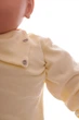 Боди с длиным рукавом с горлышком для девочки интерлок Babykroha желтый 74 см (50789) - изображение 2