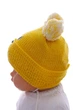 Шапка вязка для мальчика Baby's желтая 1м+ (42280) - изображение 2