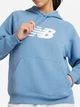 Худі жіноче New Balance Fleece Logo WT43524HEB S Блакитне (197376589021) - зображення 4